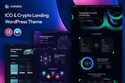 Coindox - ICO & Crypto Landing WordPress Theme