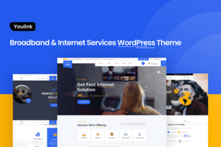 Youlink - Broadband & Internet WordPress Theme