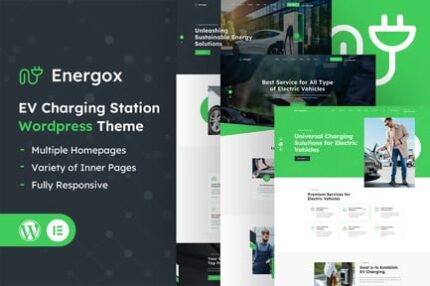 Energox | EV Charging Station WordPress Theme