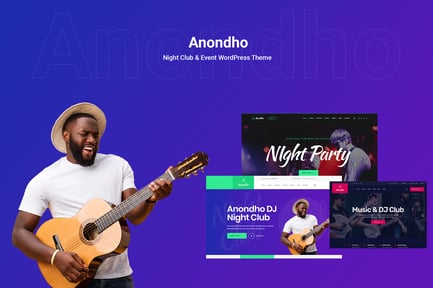 Anondho - Night Club & Event WooCommerce WordPress