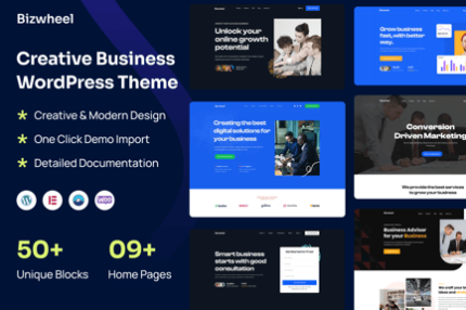 Bizwheel - Creative Business WordPress Theme