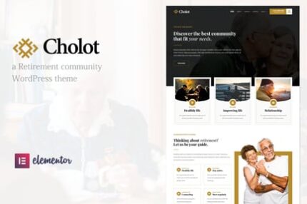 Cholot - Retirement Community WordPress Theme