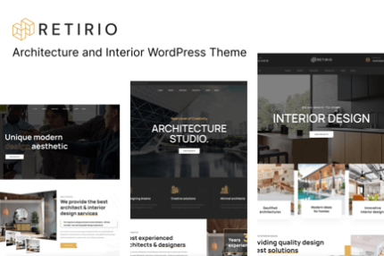 Architecture and Interior WP Theme - Retirio