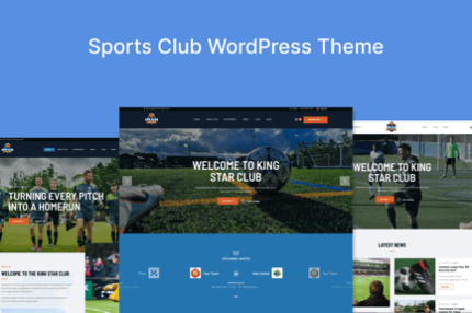 Sports Club WordPress Theme - SpoClub