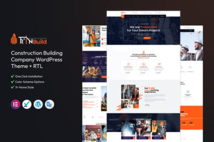 RinBuild - Construction Company WordPress Theme