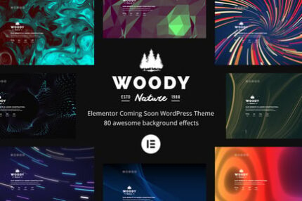 Woody - Elementor Coming Soon WordPress Theme