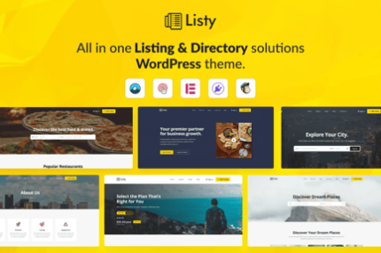 Listy - Listing & Directory  WordPress Theme