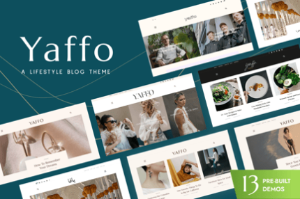 Yaffo - A Lifestyle Personal Blog WordPress Theme