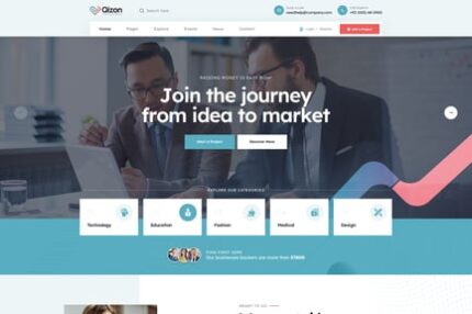 Qizon - Crowdfunding & Charity WordPress Theme