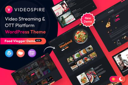 Videospire Blog/Vlog Streaming WordPress Theme