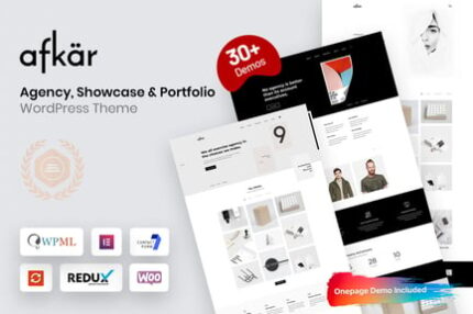 Afkar - Creative Portfolio WordPress Theme