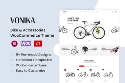 Vonica - Bike & Accessories WooCommerce Theme