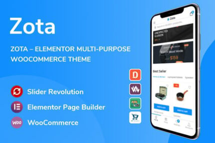 Zota - Elementor Multi-Purpose WooCommerce Theme