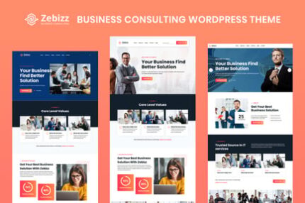 Zebizz - Business Consulting WordPress Theme