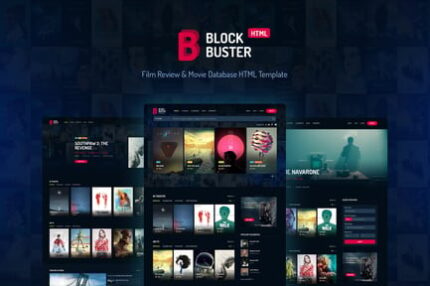 BlockBuster - Film Review & Movie Database HTML