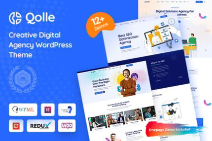 Qolle - Digital Marketing Agency WordPress Theme