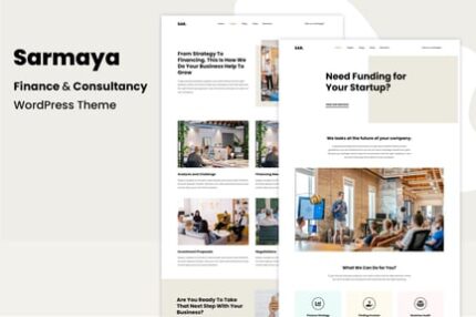 Sarmaya – Finance & Consultancy WordPress Theme