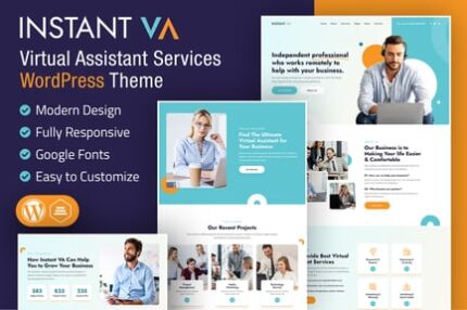 Instant VA | Virtual Assistant WordPress Theme