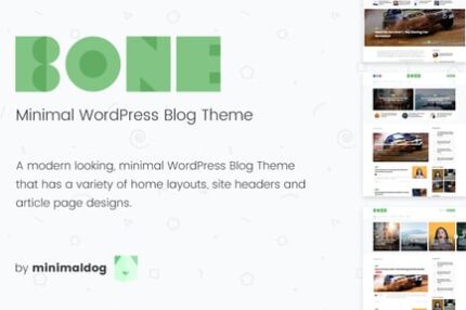 Bone - Minimal & Clean WordPress Blog Theme