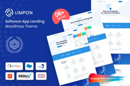 Limpon - Software App Landing WordPress Theme