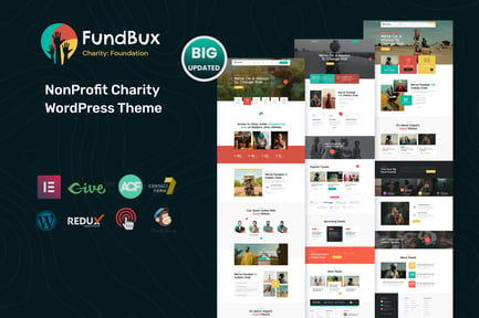 Fundbux - Charity & Fundraise WordPress Theme