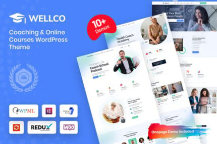 Wellco - Coaching & Online Courses WordPress Theme