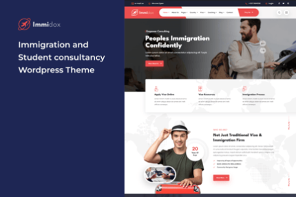 Immidox - Immigration  Wordpress Them