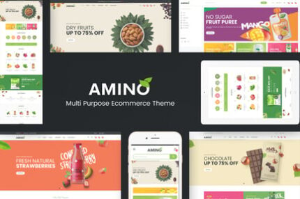 Amino - Organic & Food WordPress Theme