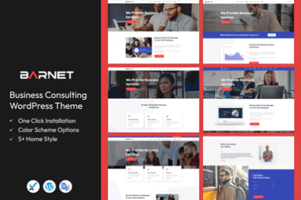 Barnet- Business Consulting WordPress Theme