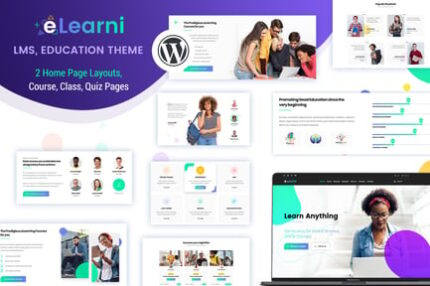 LMS, Online Courses WordPress Theme - eLearni