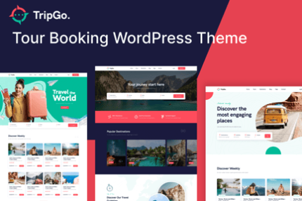 Tour Booking WordPress Theme - Tripgo