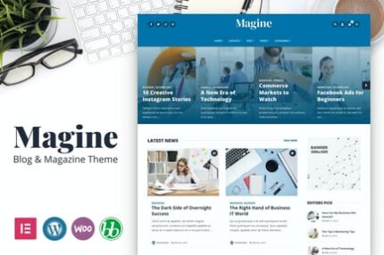 Magine - Business Blog WordPress Theme