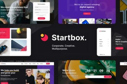 Startbox - Multipurpose Corporate WordPress Theme