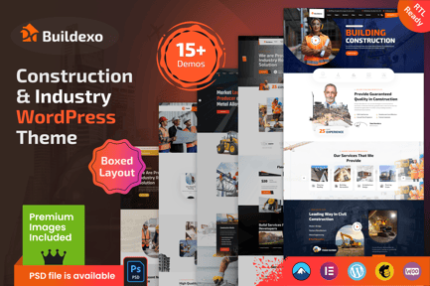 Blxo - Construction WordPress Theme