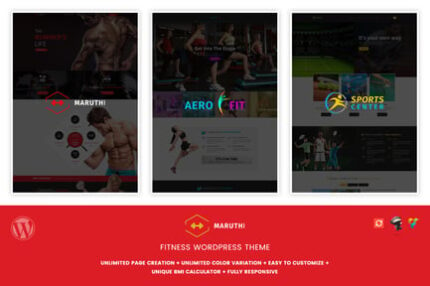 Maruthi Fitness - Fitness Center WordPress Theme