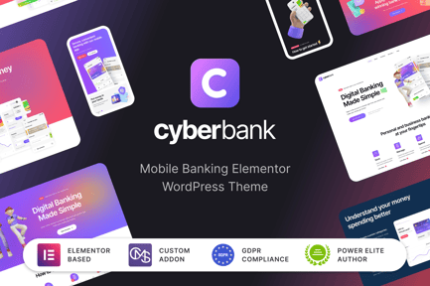 Cyberbank - Business and Finance WordPress Theme