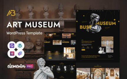 AartBust - Art Gallery And Museum WordPress Elementor Theme WordPress Theme