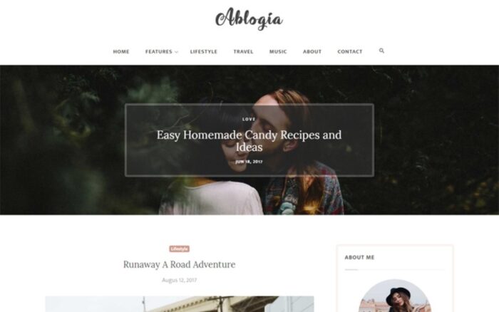 Abloga - HTML5 Blog Website Template