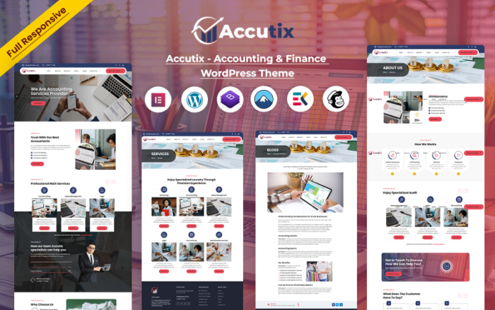 Accutix - Accounting & Finance WordPress Theme