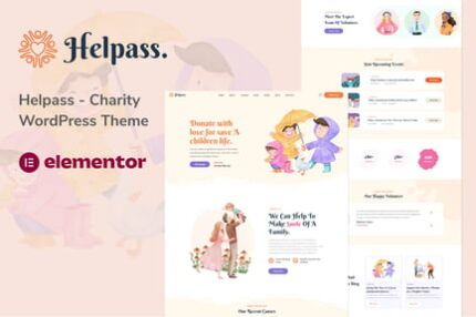 Helpass - Charity WordPress Theme