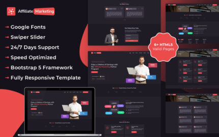 Affiliate Marketing HTML Template Website Template