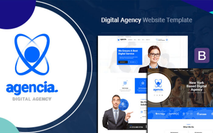 Agencia - Digital Agency HTML5 Template Website Template