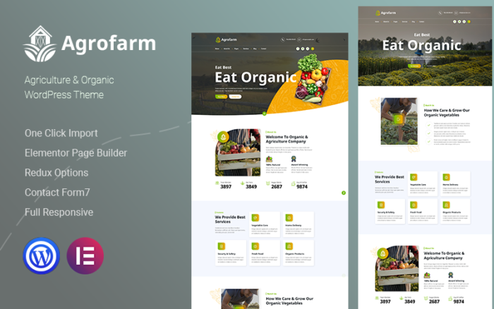 Agrofarm – Agriculture & Organic WordPress Theme