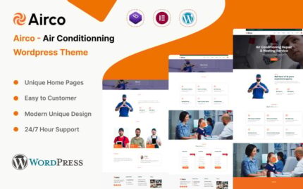 Airco - Air Conditioning Services Wordpress Theme WordPress Theme