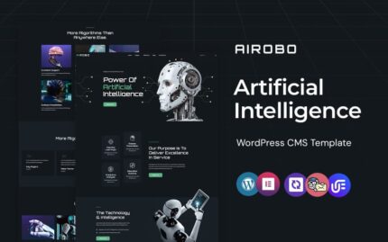 Airobo -Artificial Intelligence And Technology WordPress Elementor Theme WordPress Theme