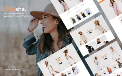 Akasha - Fashion Elementor WooCommerce Theme