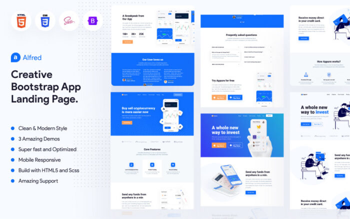 Alfred - Startup, App Showcase, Technology & Software Website Template