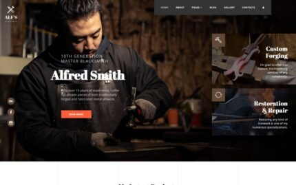 ALF's - Personal Page Multipage Creative Joomla Template