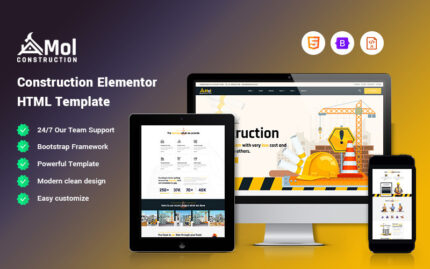 Amol - Construction Website Template