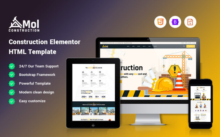 Amol - Construction Website Template